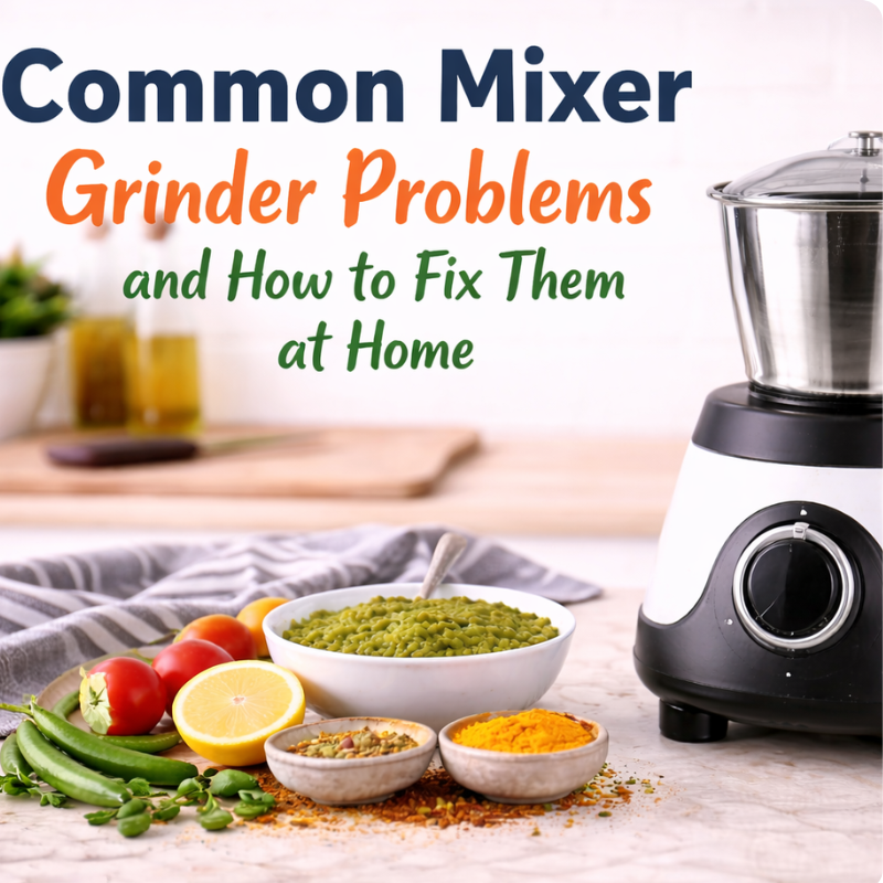 Common mixer grinder problems and how to fix them at home