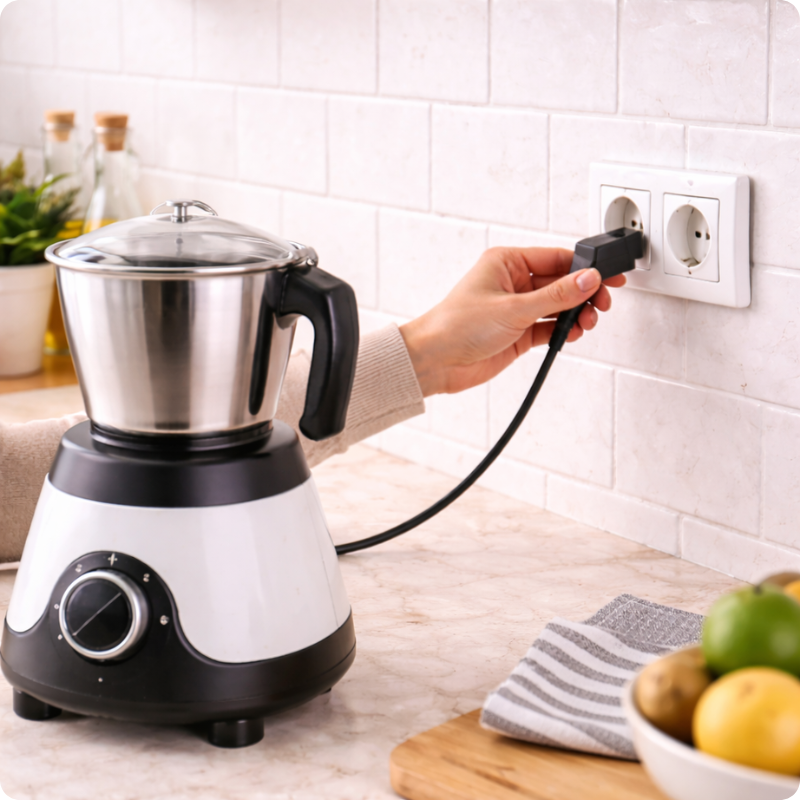 Mixer grinder not turning on power supply check