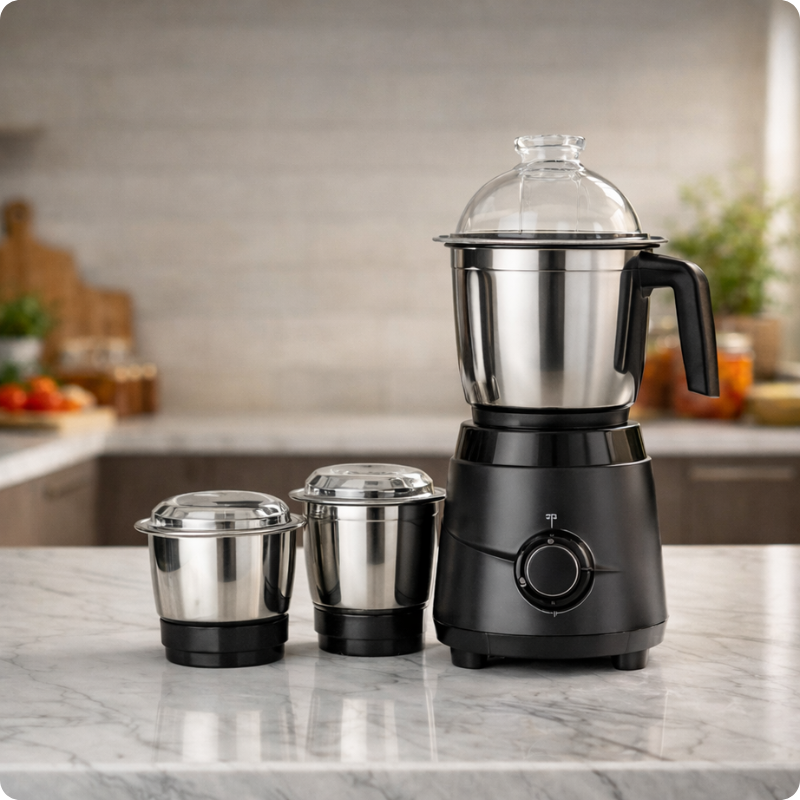 750w mixer grinder with stainless steel jars