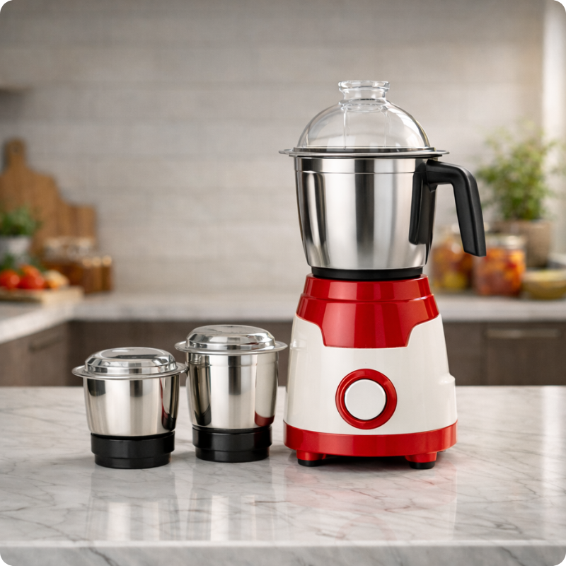 750w mixer grinder with stainless steel jars