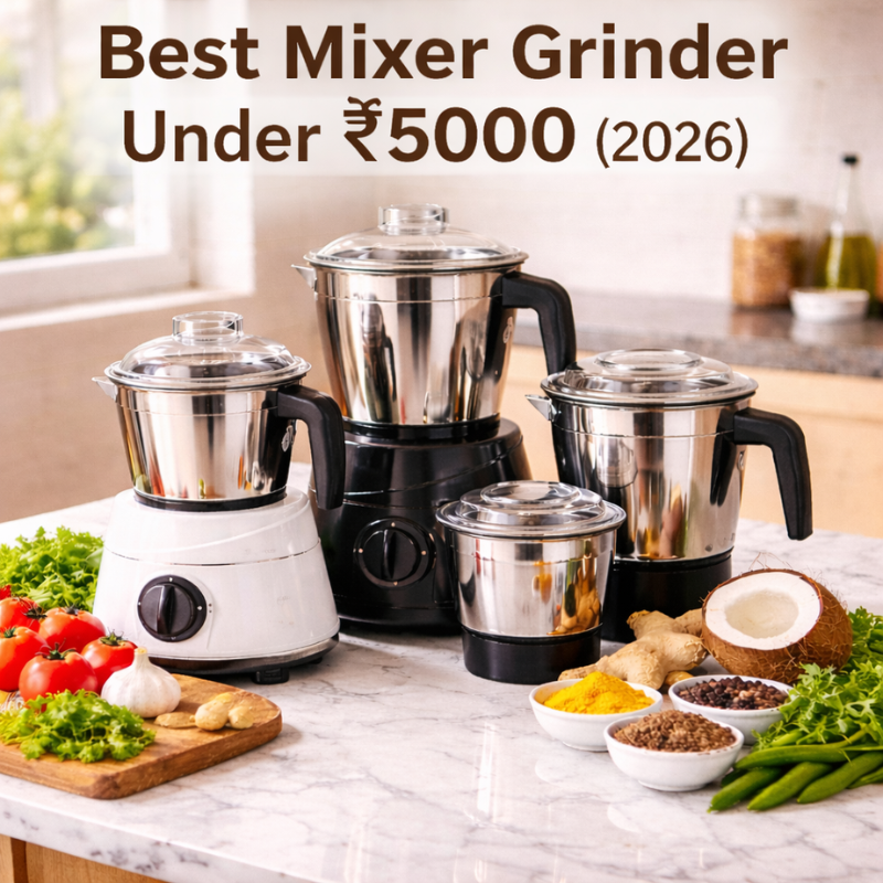 Read more about the article Best Mixer Grinder Under 5000 (2026) – Top 7 Picks in India