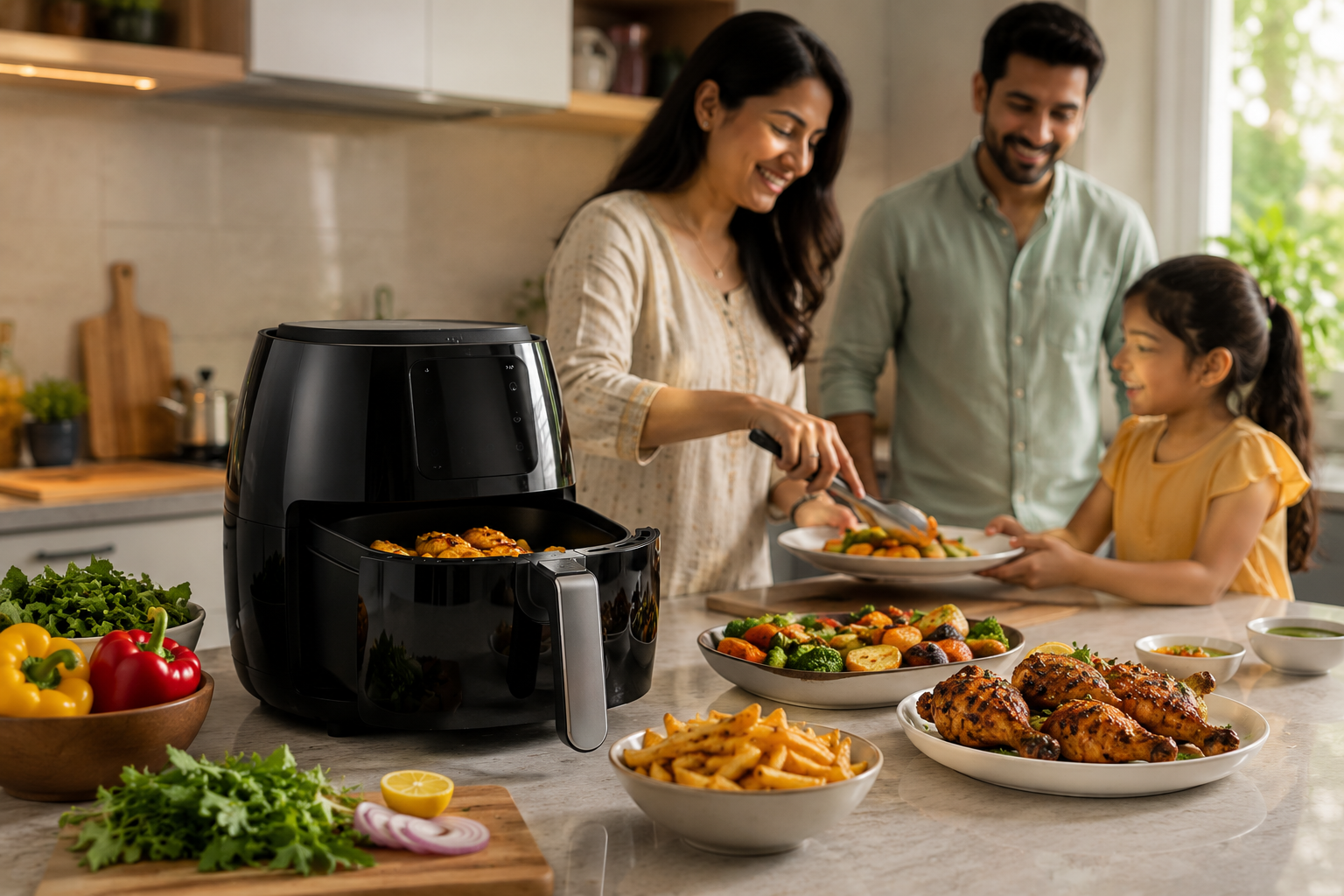 Air fryer buying guide India infographic