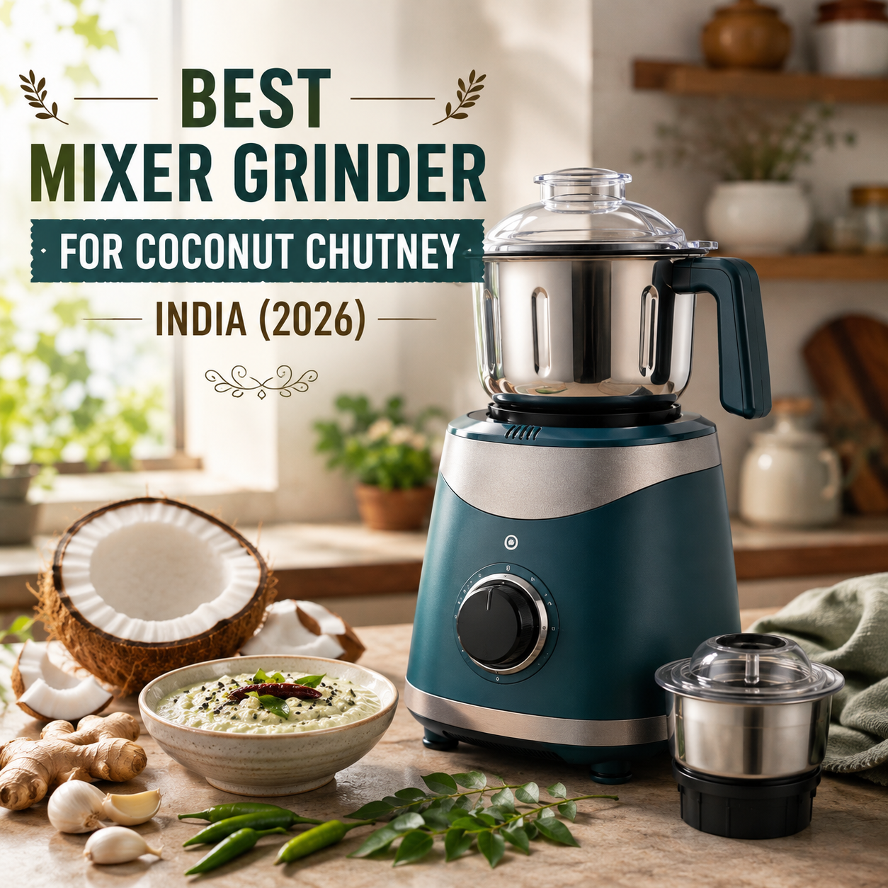 best mixer grinder for coconut chutney in India 2026